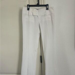 Taunt Elegant White Trousers